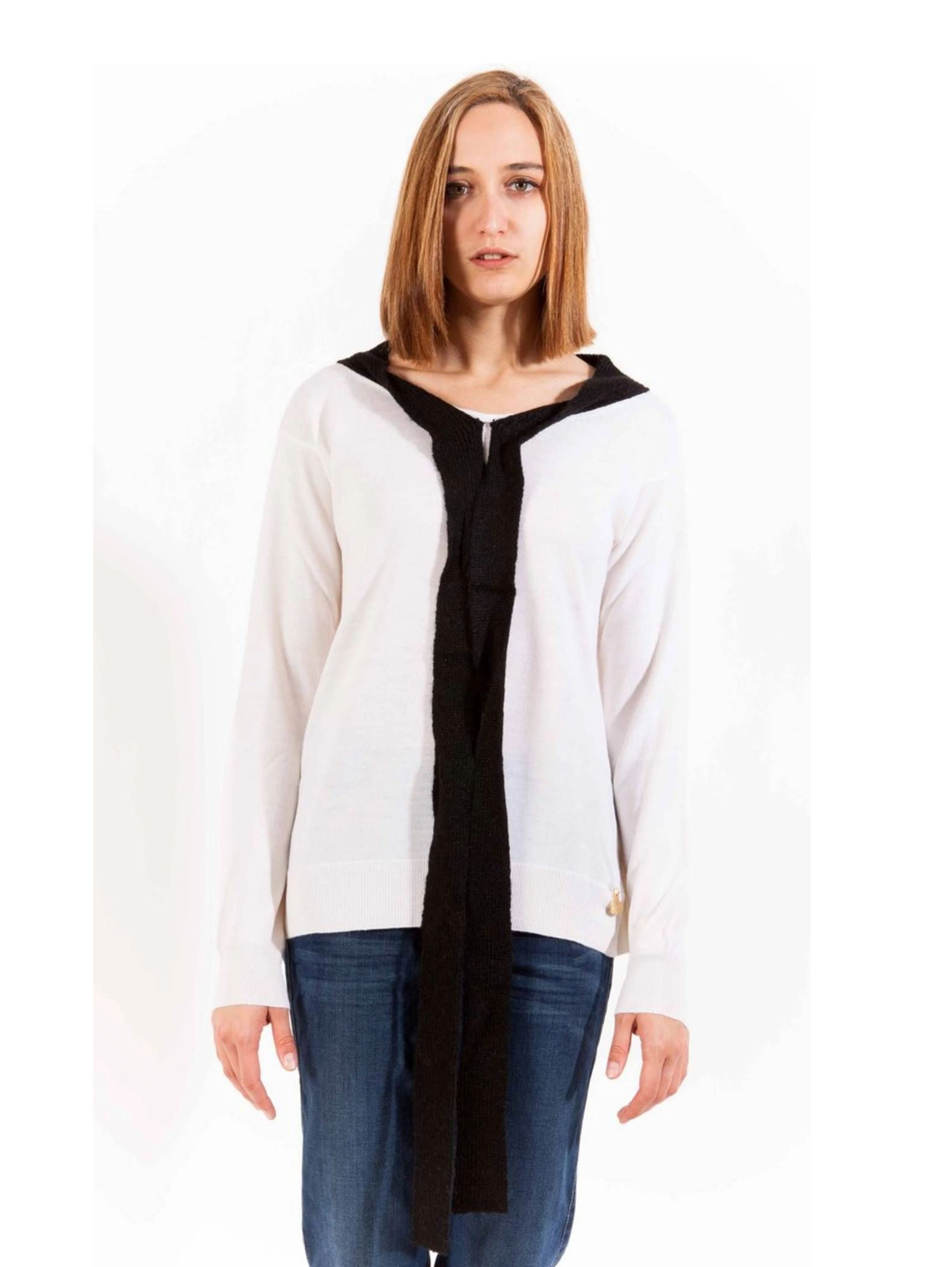 White Wool Sweater