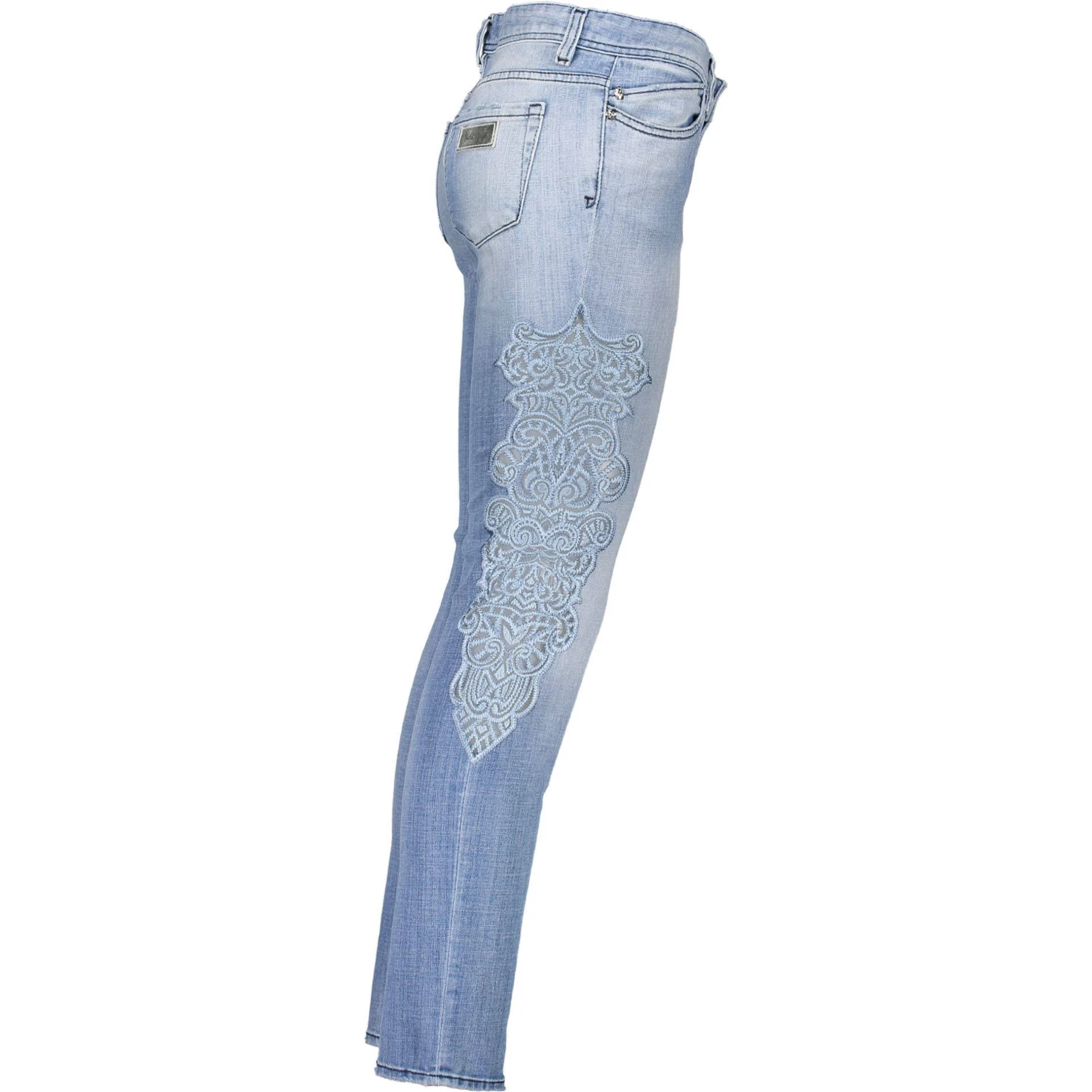 Blue Cotton Jeans Denim