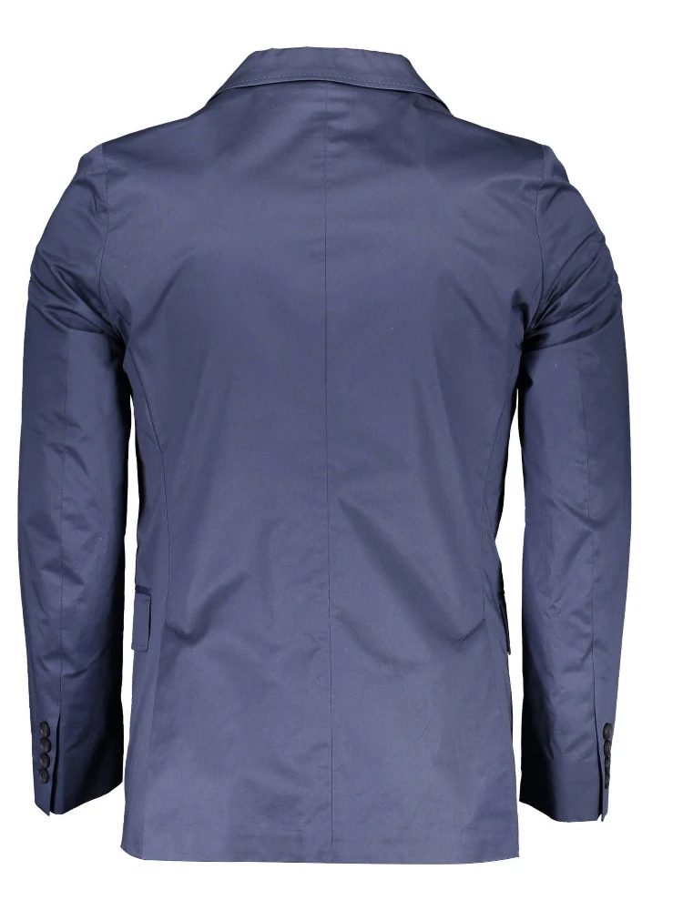 Blue Cotton Jackets & Coat alternative