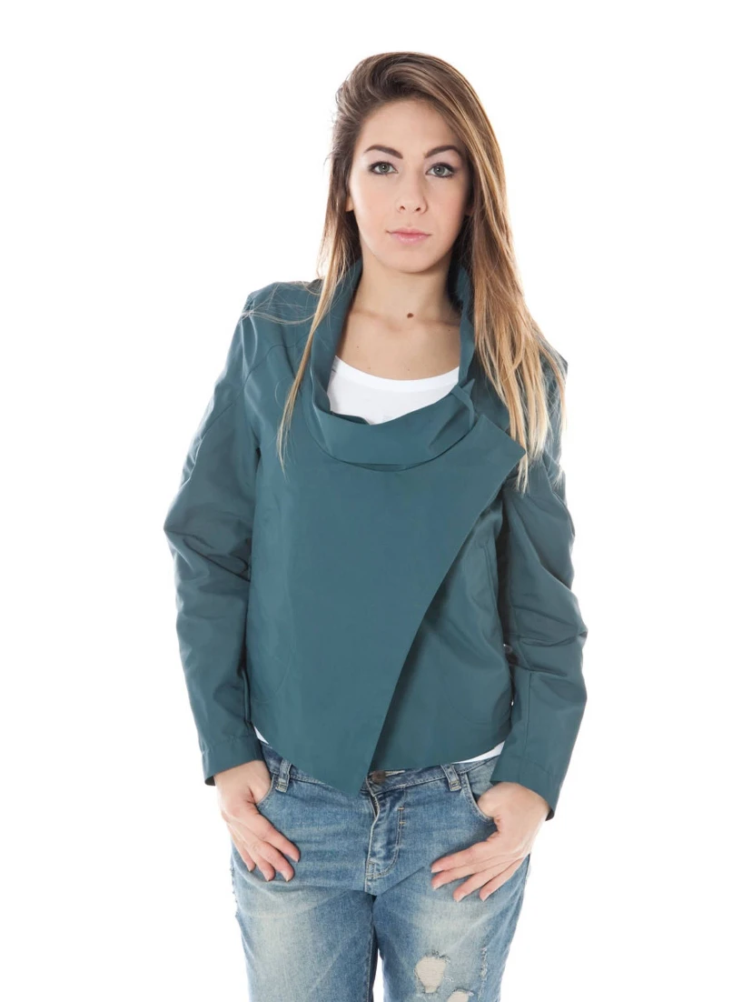 Green Polyamide Jackets & Coat