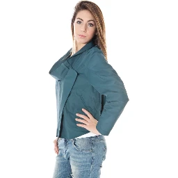 Green Polyamide Jackets & Coat