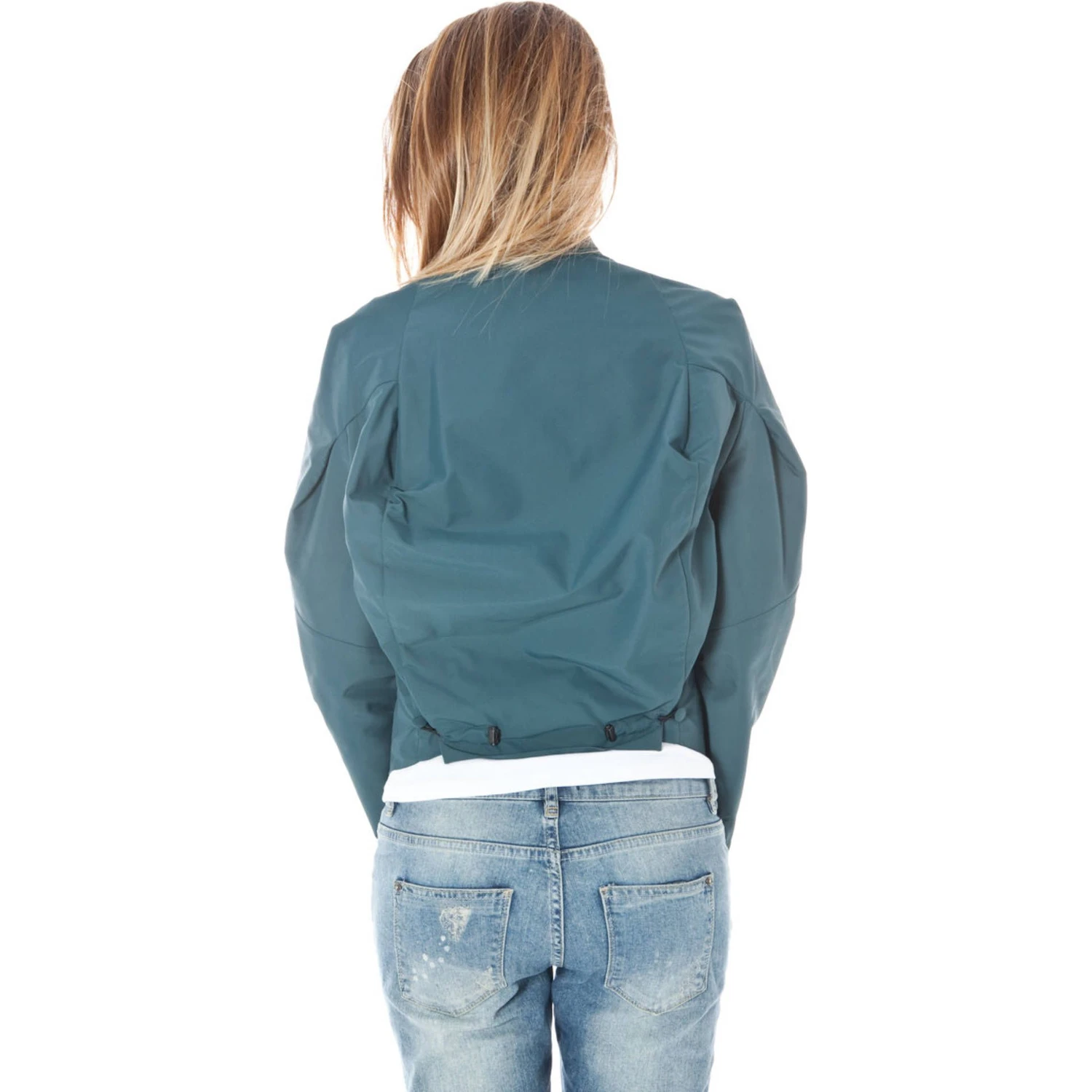 Green Polyamide Jackets & Coat