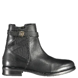 Black Polyester Ankle