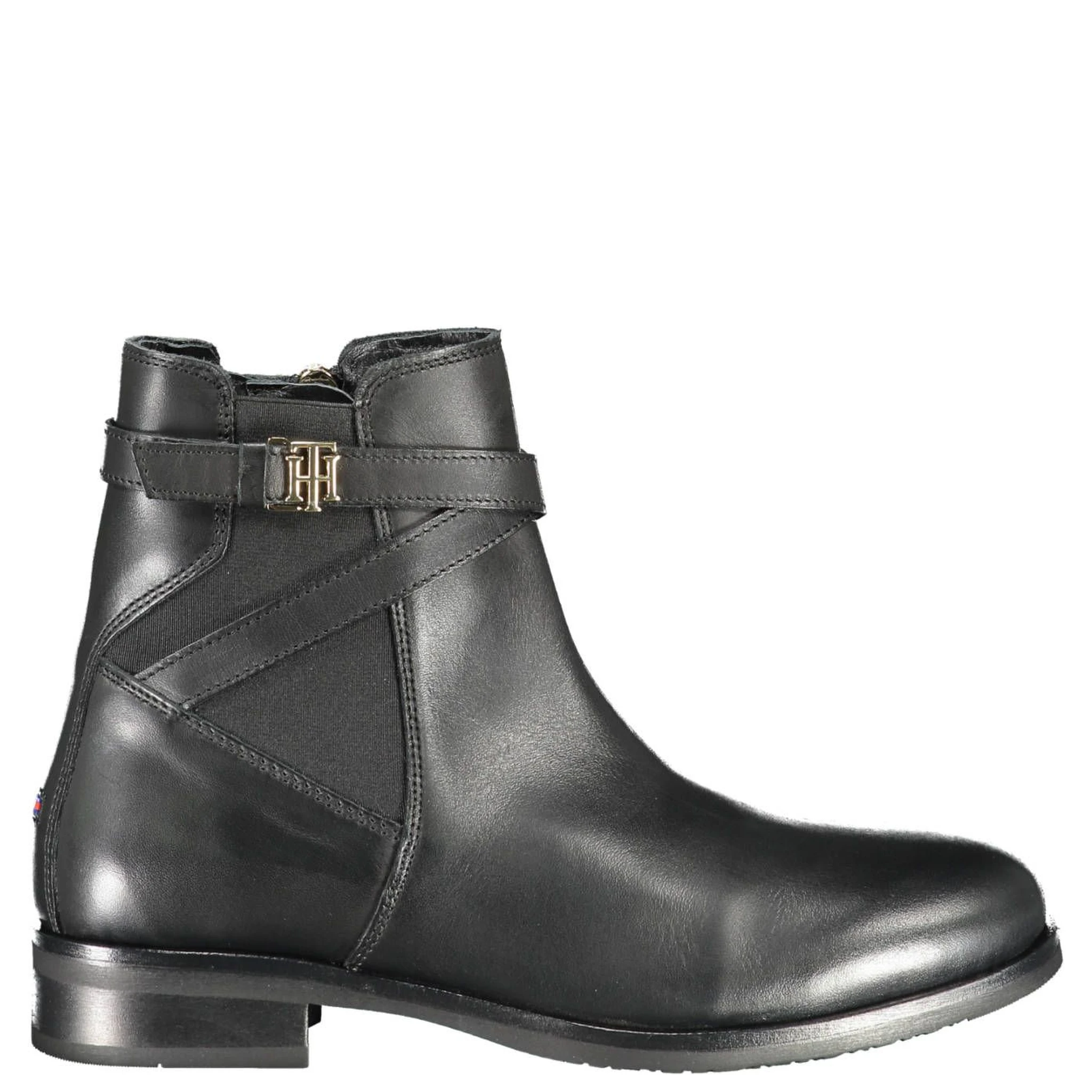 Black Polyester Ankle