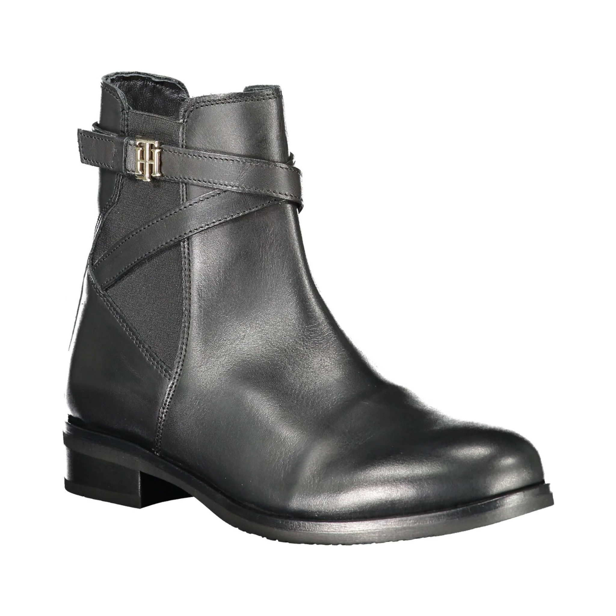 Black Polyester Ankle