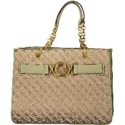 Green Polyester Handbag