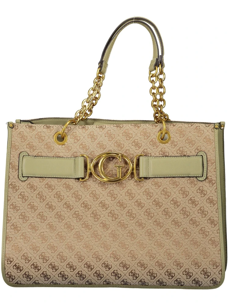 Green Polyester Handbag