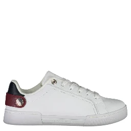 White Polyester Sneaker