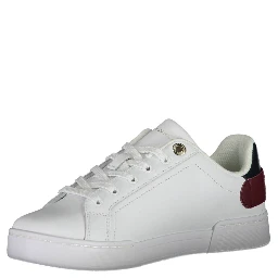 White Polyester Sneaker