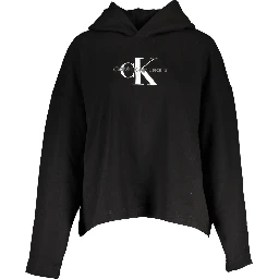 Black Cotton Sweatshirt