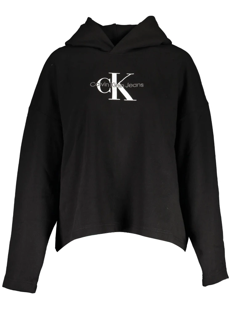 Black Cotton Sweatshirt