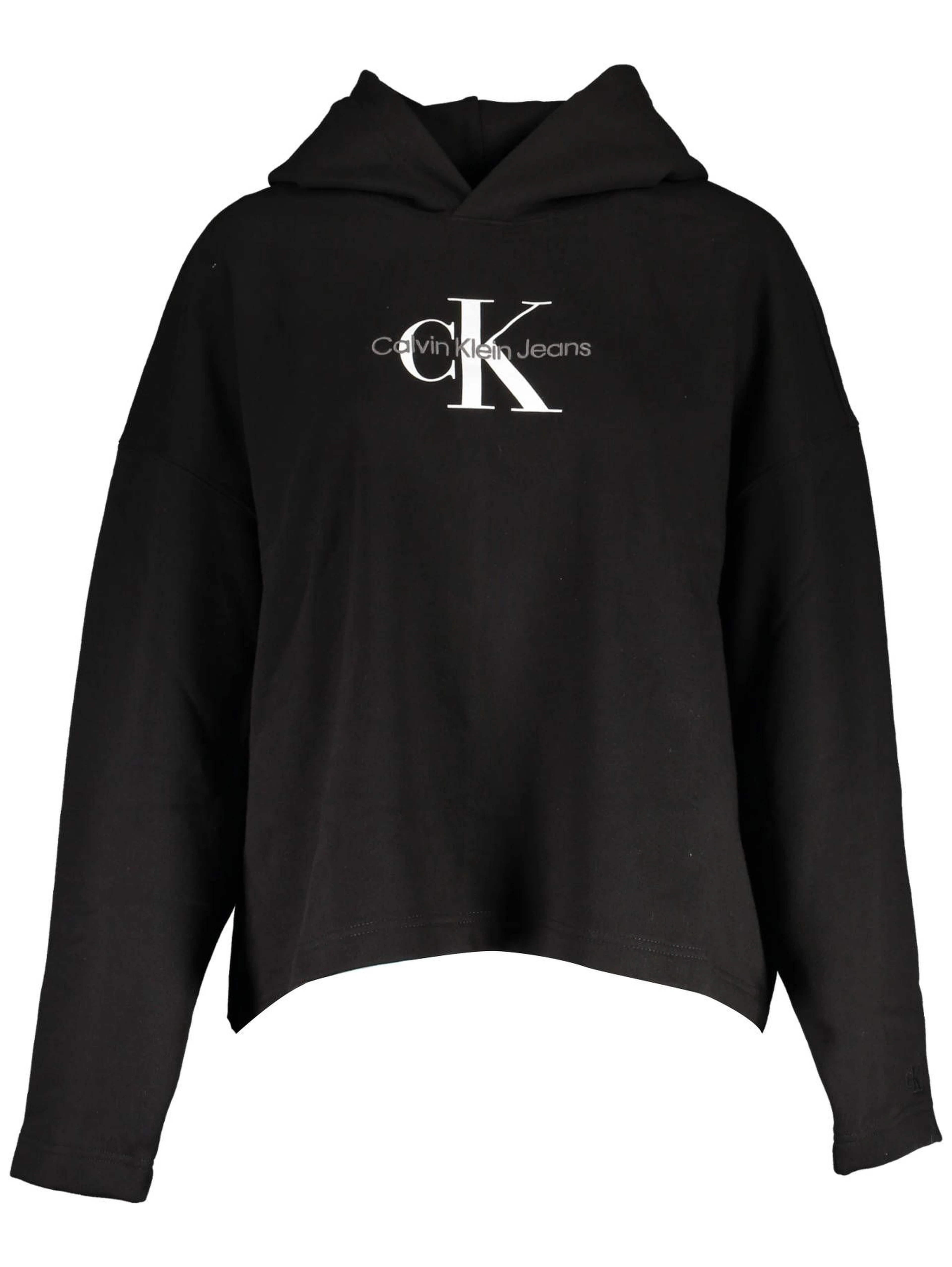 Black Cotton Sweatshirt