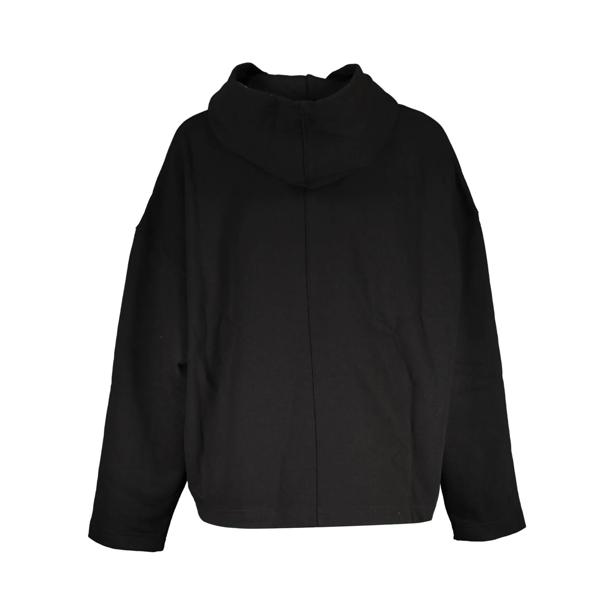 Black Cotton Sweatshirt