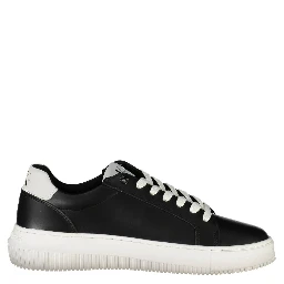 Black Polyester Sneaker