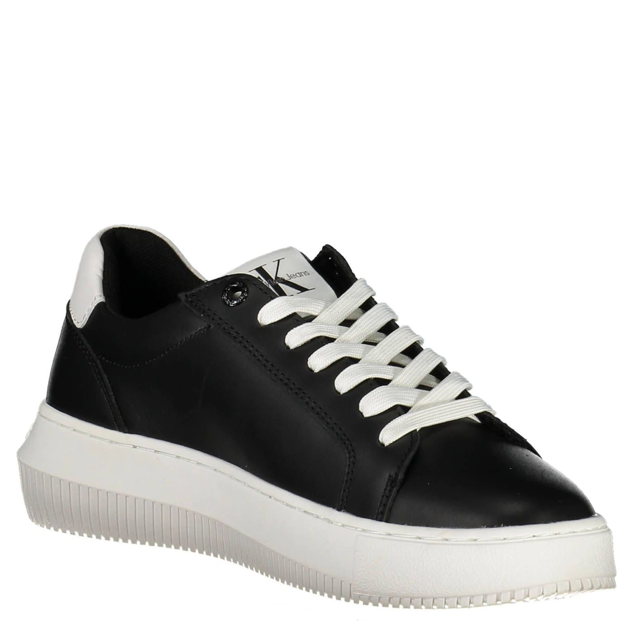 Black Polyester Sneaker