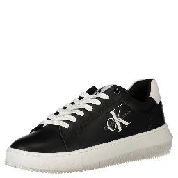 Black Polyester Sneaker
