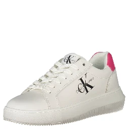 White Polyester Sneaker