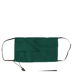 Green Silk Pleated Elastic Ear Strap Face Mask