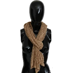 Brown Neck Wrap Winter Shawl Foulard Scarf