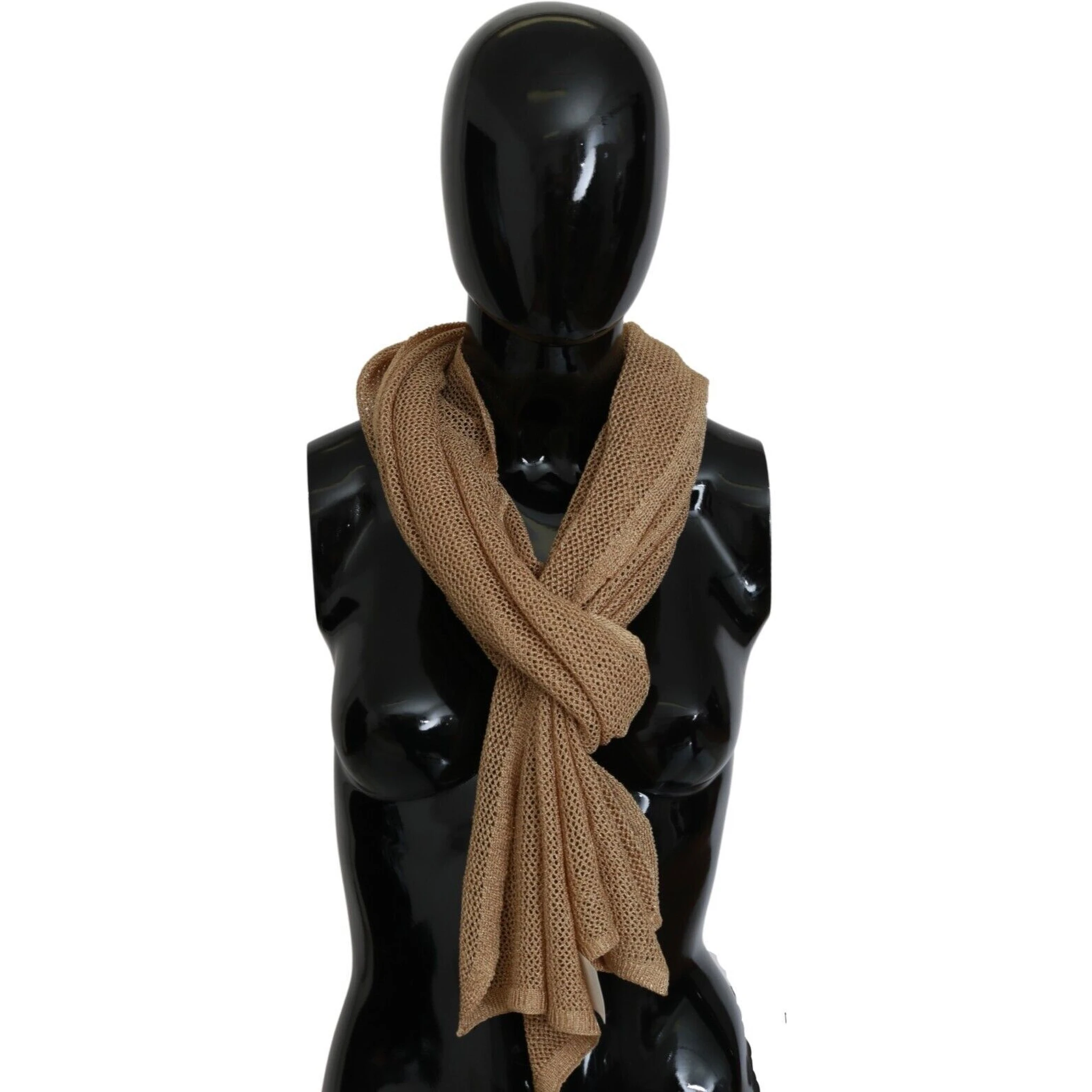 Brown Neck Wrap Winter Shawl Foulard Scarf