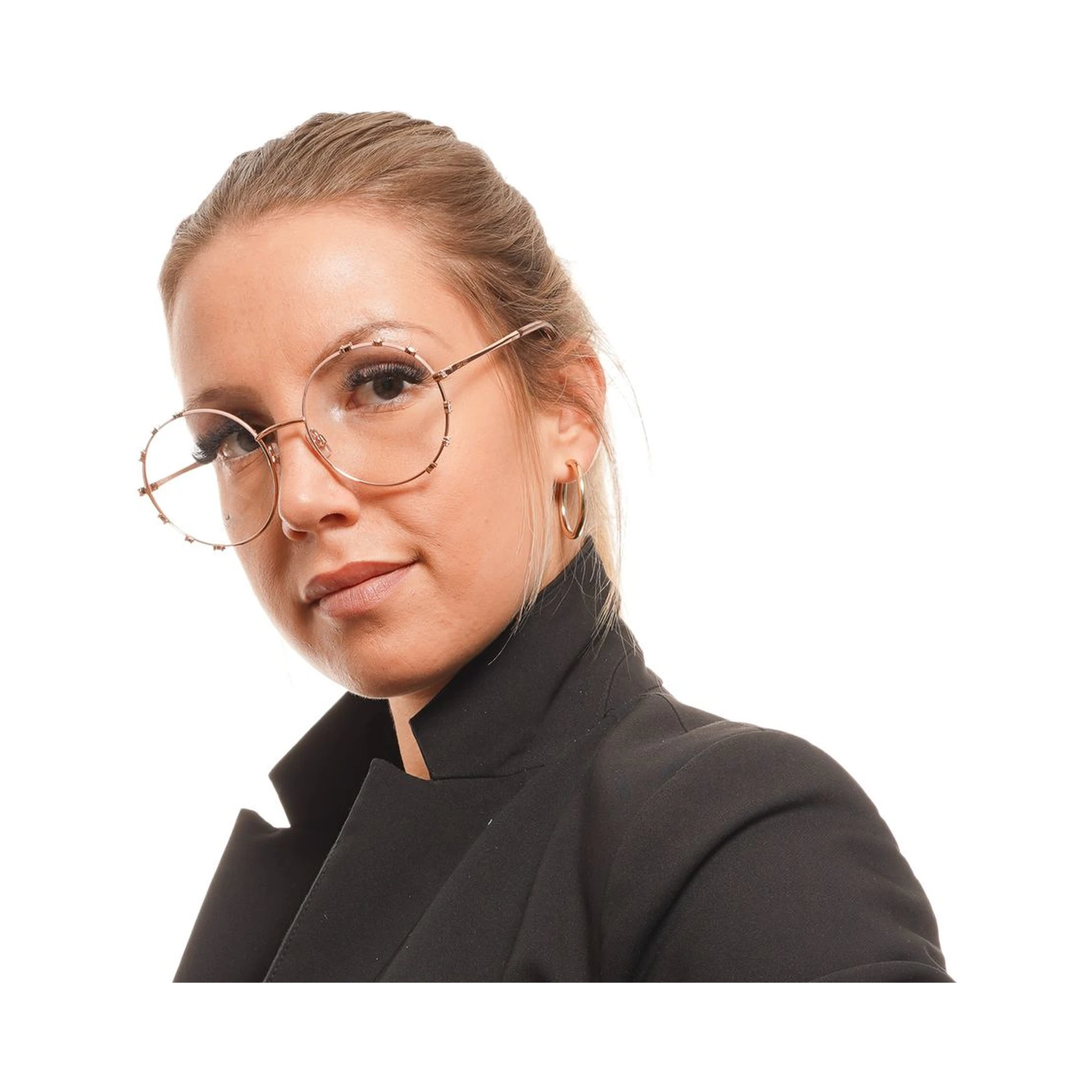 Pink Metal Glasses (Frames)