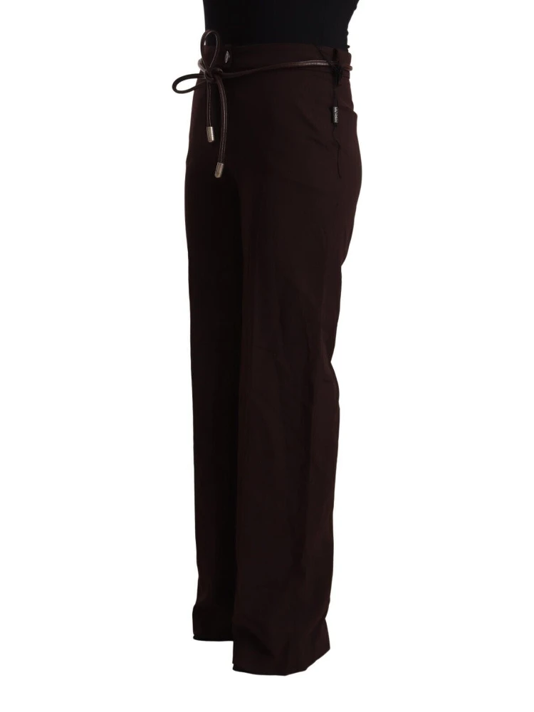 Black High Waist Straight Formal Pants alternative
