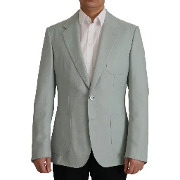 Light Green Cashmere Silk Blazer