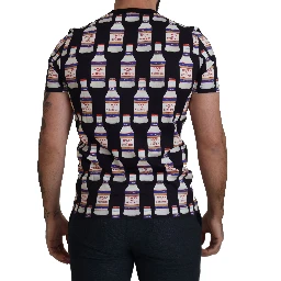 Black Bacio Di Venere Cotton Crew T-shirt