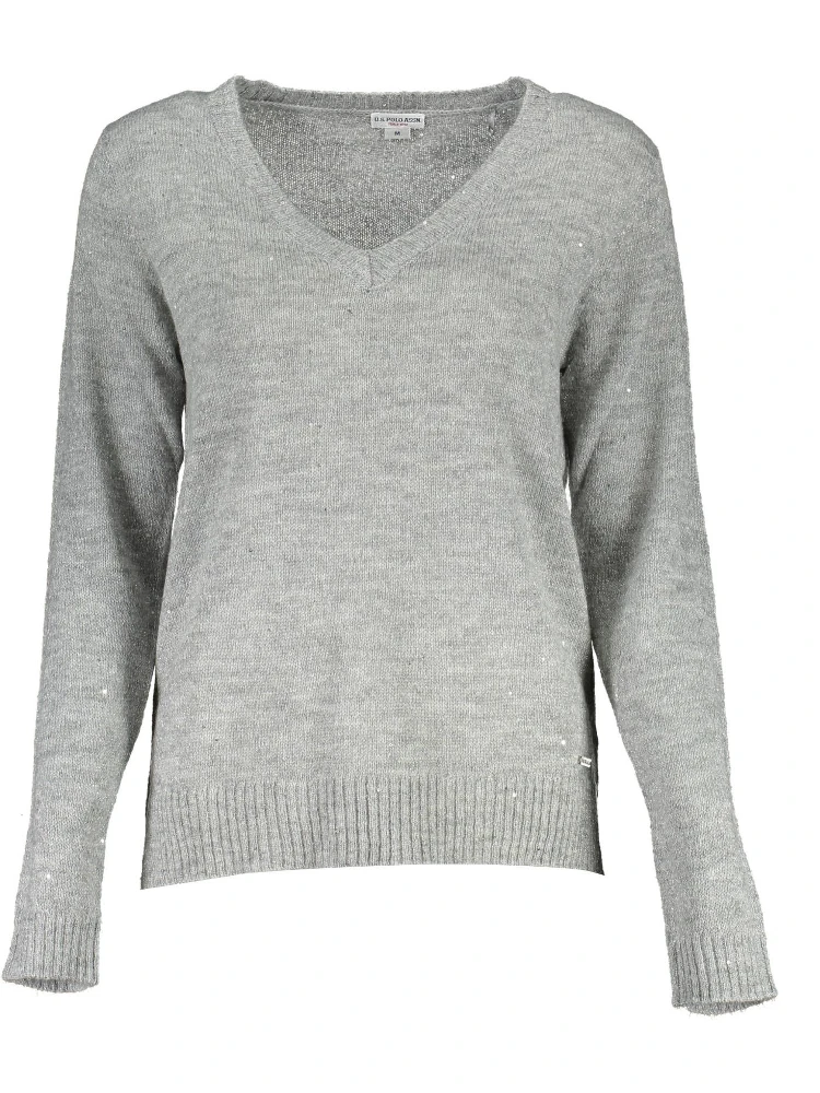 Gray Nylon Sweater