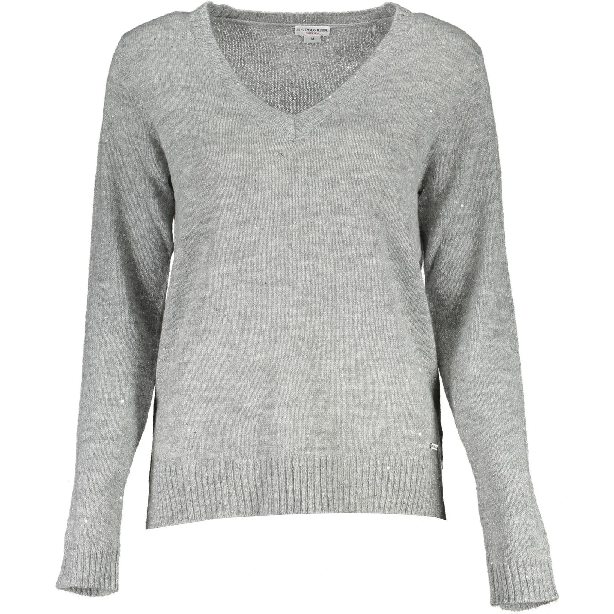 Gray Nylon Sweater