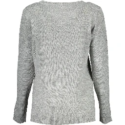 Gray Nylon Sweater