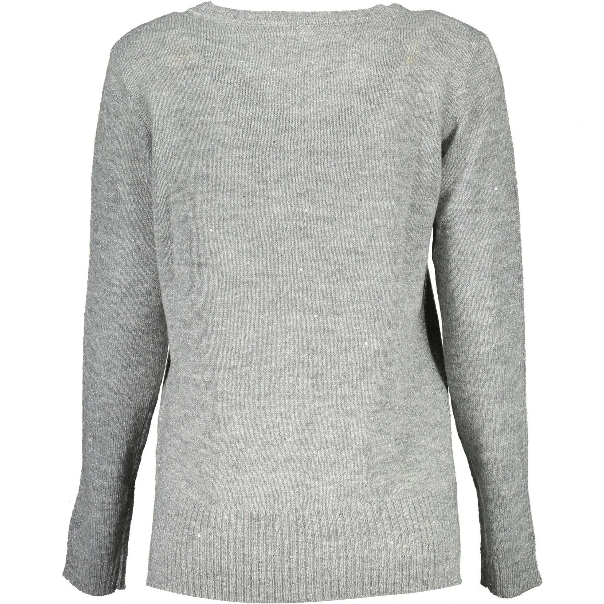 Gray Nylon Sweater