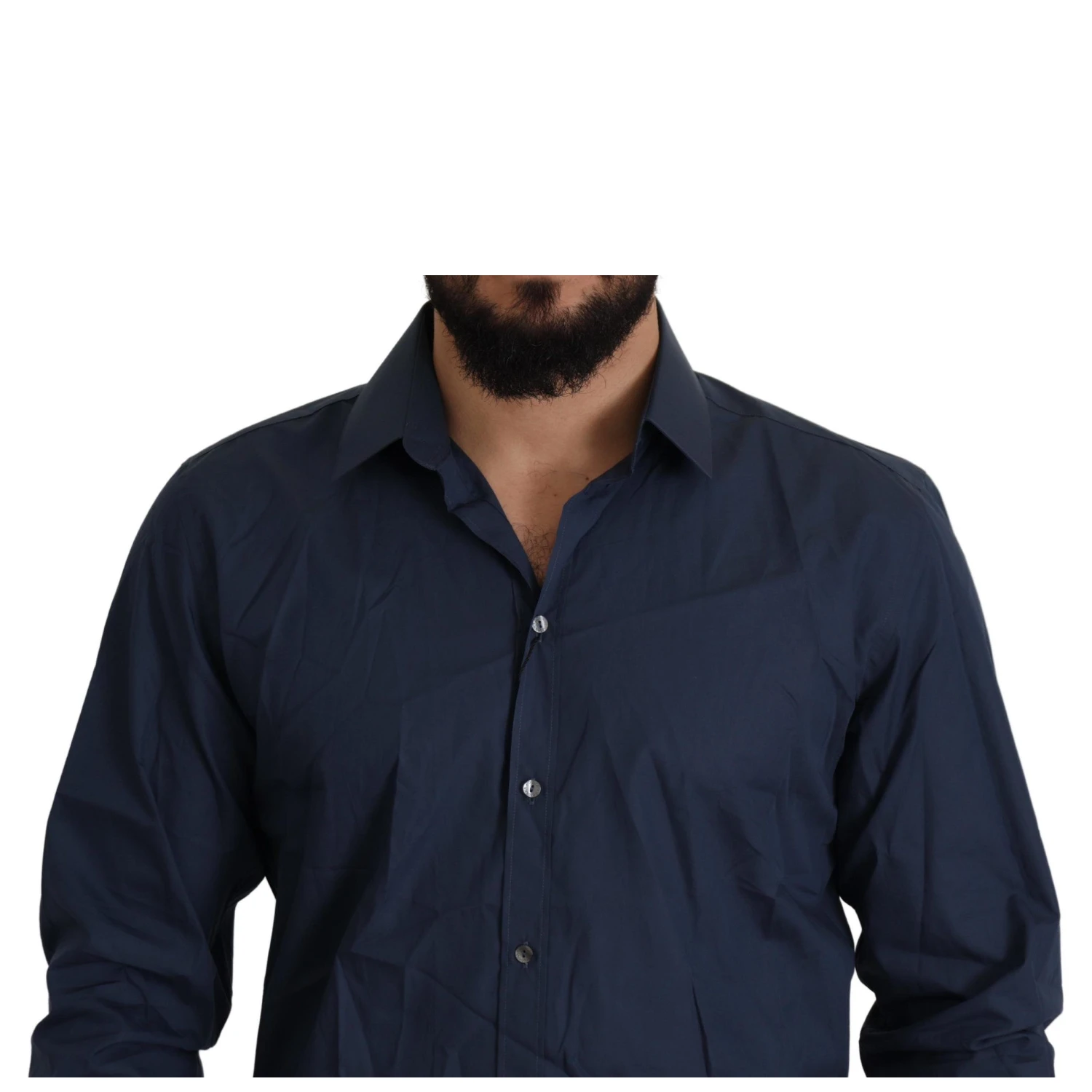 Blue Cotton MARTINI Slim Fit Dress Shirt