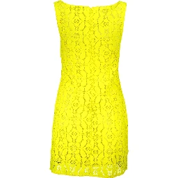 Yellow Polyester Dress
