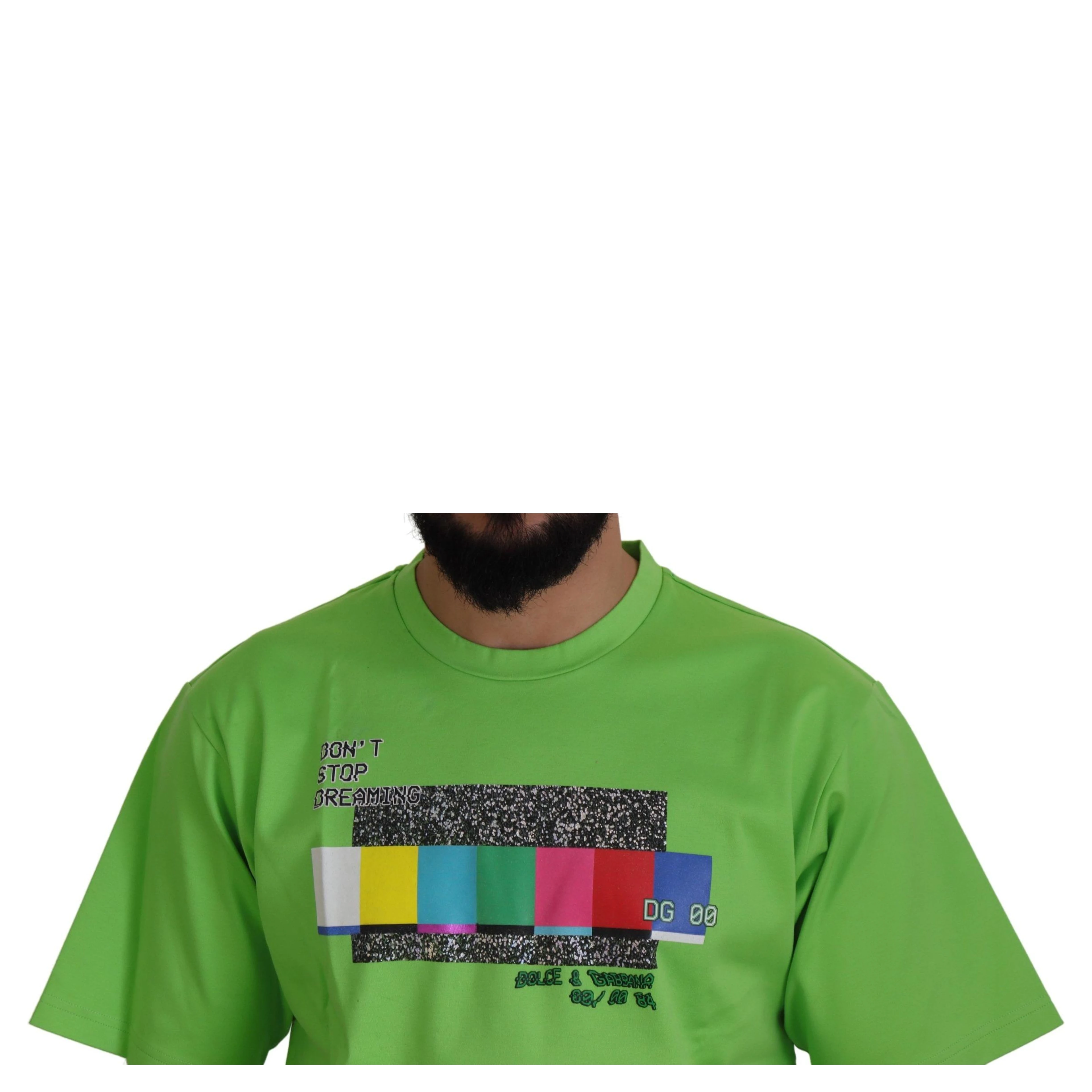 Green Cotton DG CHANNEL Top T-shirt