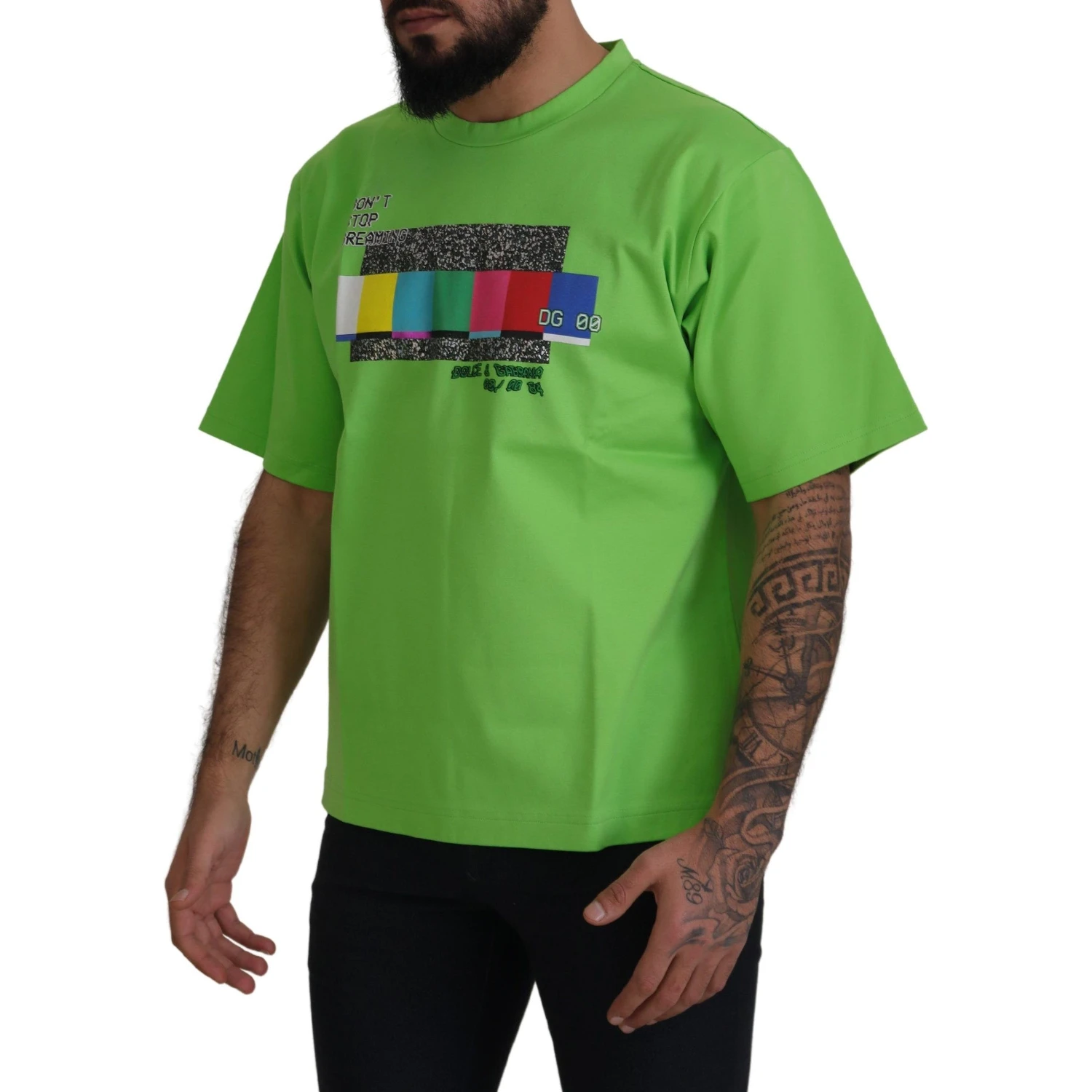 Green Cotton DG CHANNEL Top T-shirt