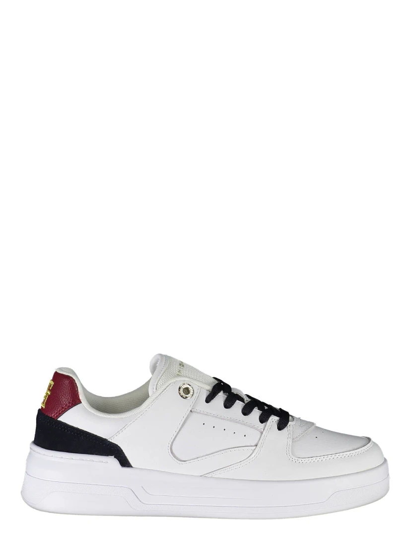 White Polyester Sneaker