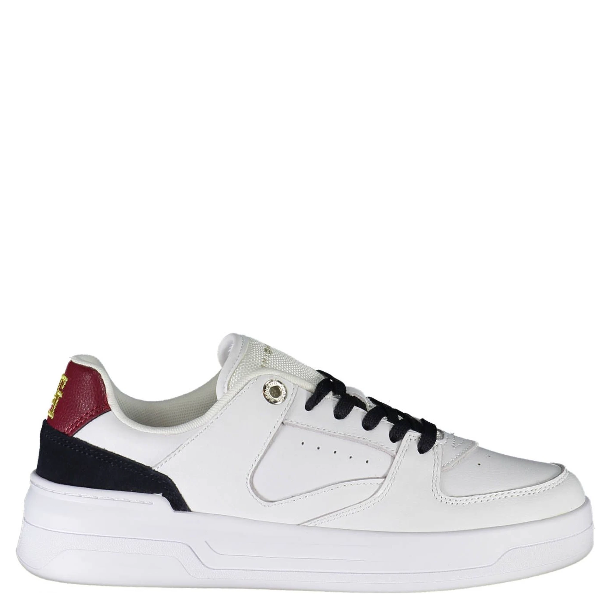 White Polyester Sneaker
