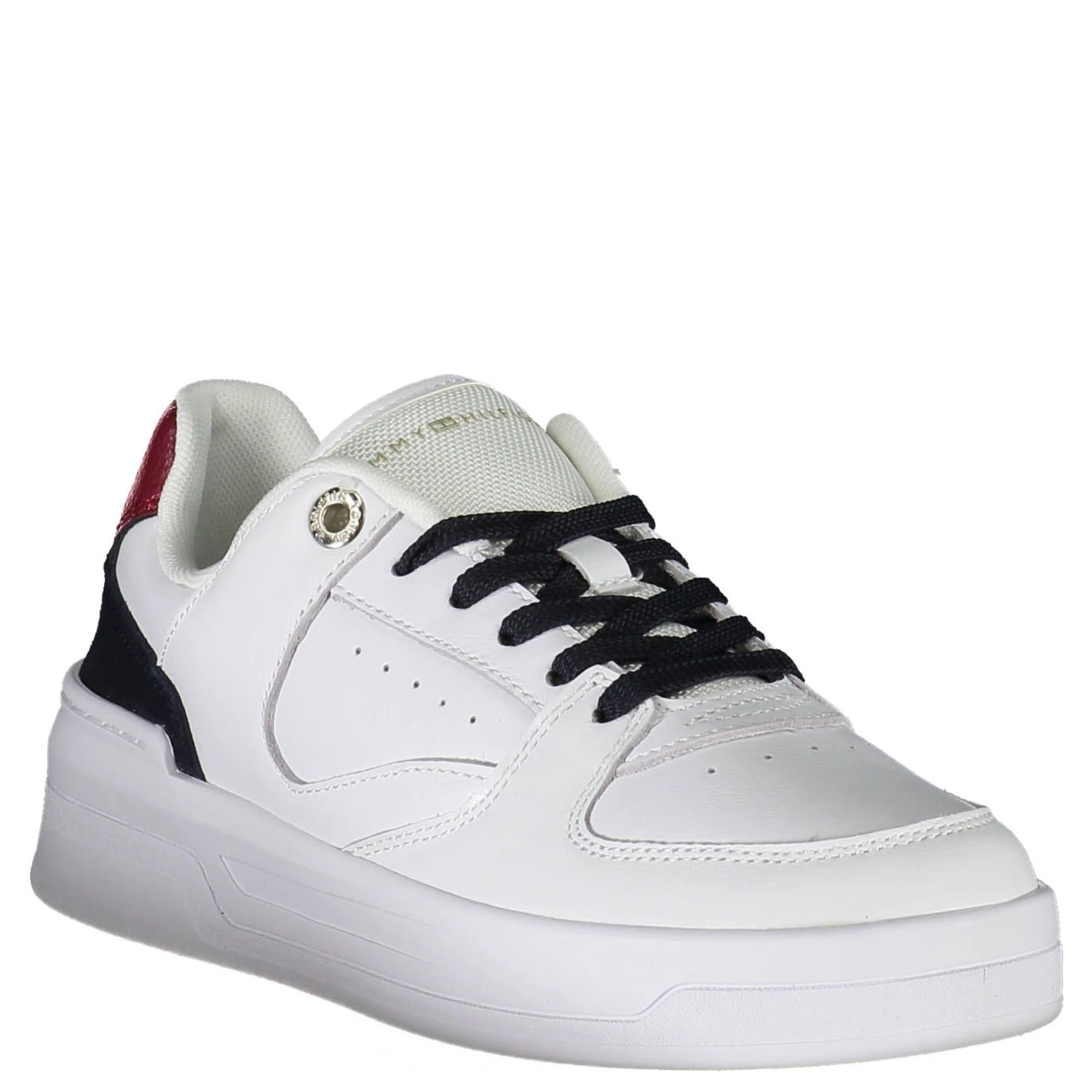White Polyester Sneaker