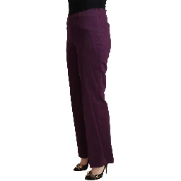 Violet High Waist Tapered Casual Pants