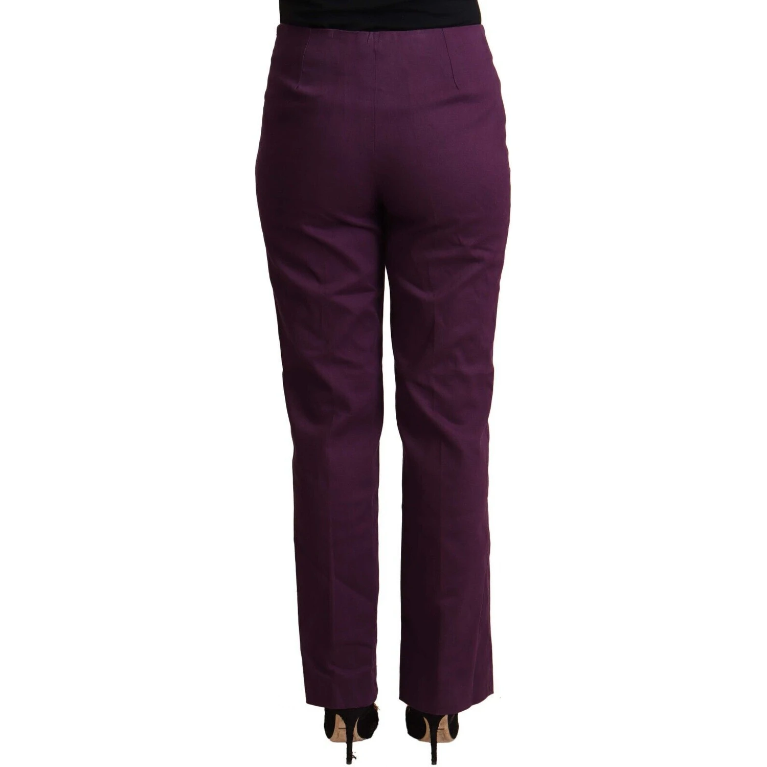 Violet High Waist Tapered Casual Pants