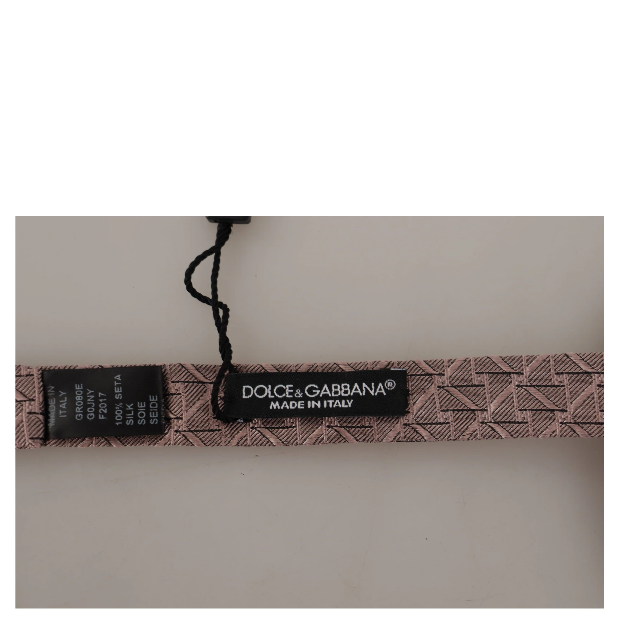 Gray Fantasy Print Adjustable Neck Papillon Bow Tie