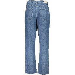 Blue Cotton Jeans Denim
