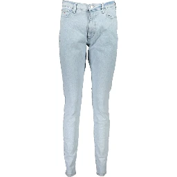 Blue Cotton Jeans Denim