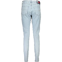 Blue Cotton Jeans Denim