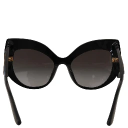 Black Gold Sequin Butterfly Polarized DG4326 Sunglasses