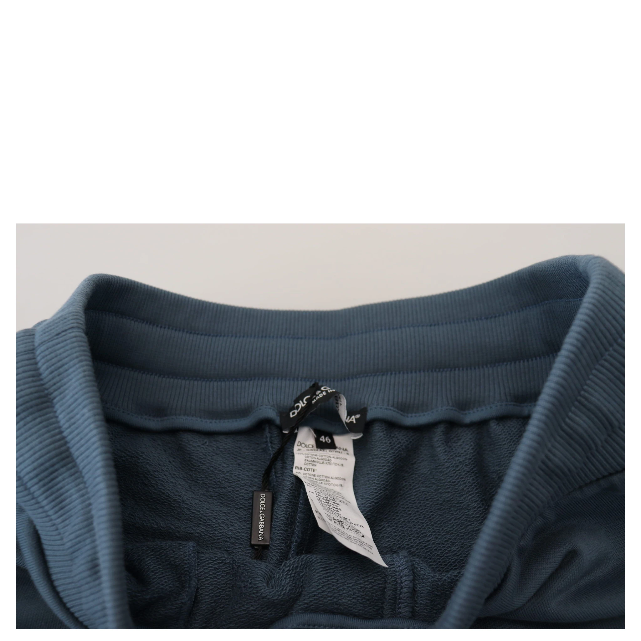 Blue Cotton Bermuda Casual Mens Shorts