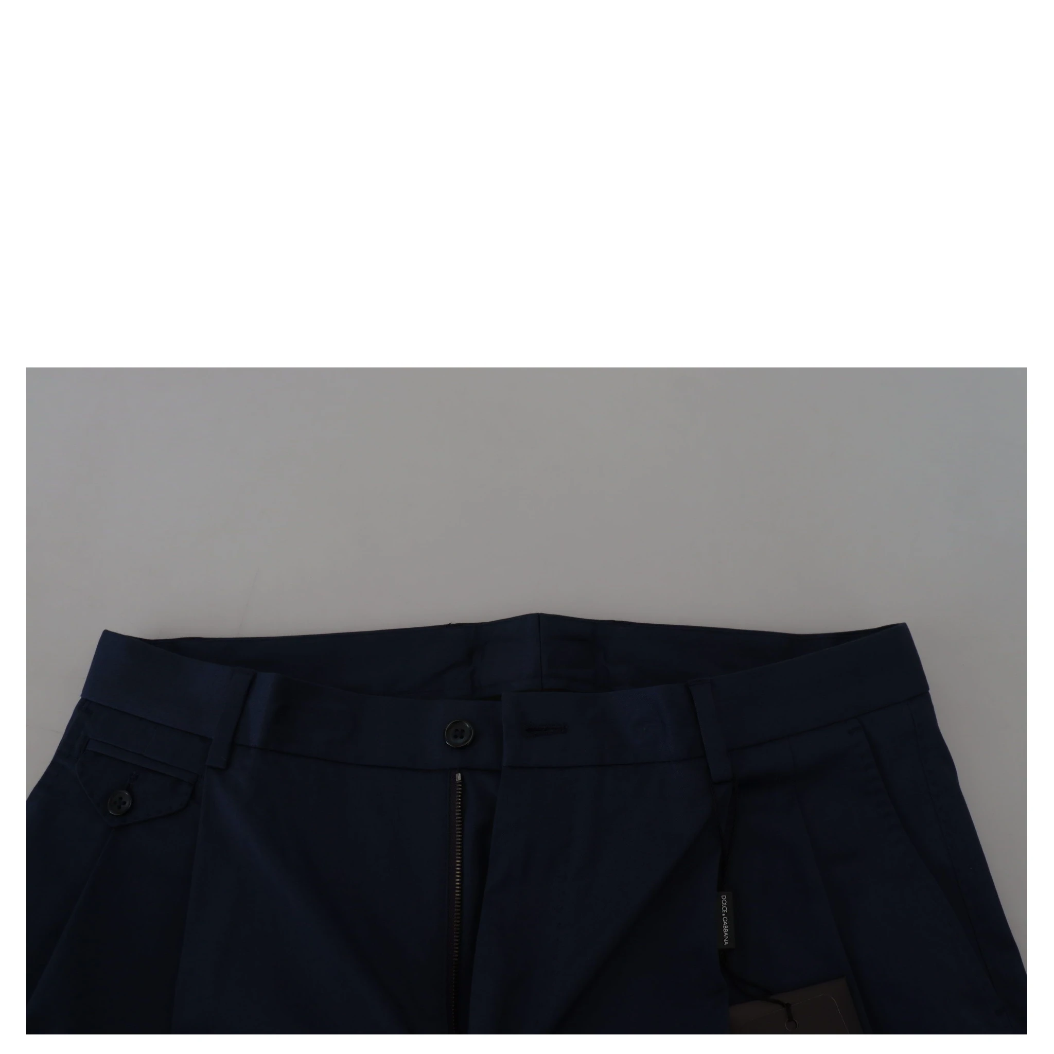 Blue Chinos Cotton Stretch Casual Shorts