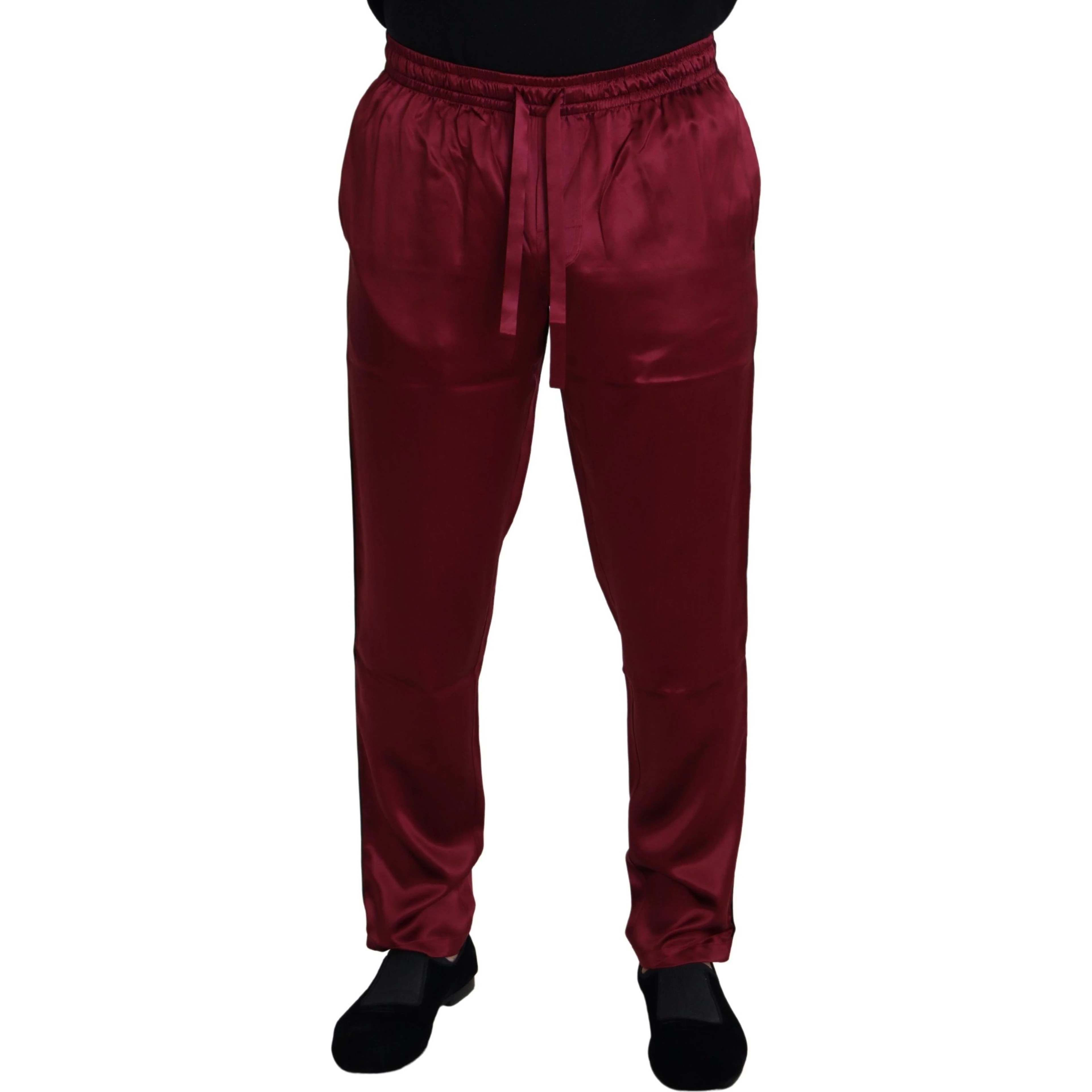 Bordeaux Silk DG Sleep Lounge Pants