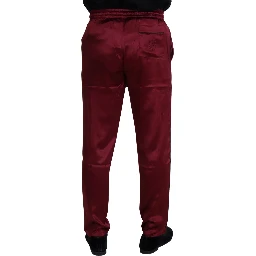 Bordeaux Silk DG Sleep Lounge Pants
